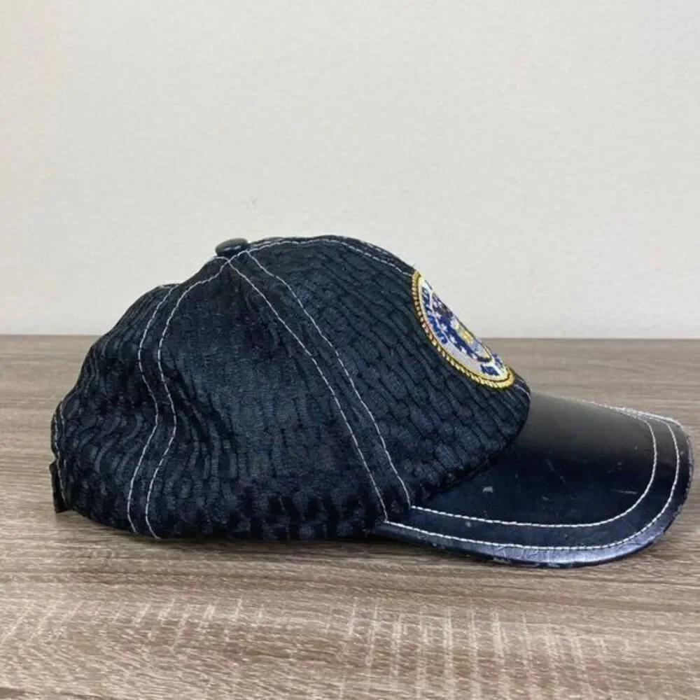 US Air Force Hat USAF‎ Embroidered Cap Black Mesh Military Adjustable